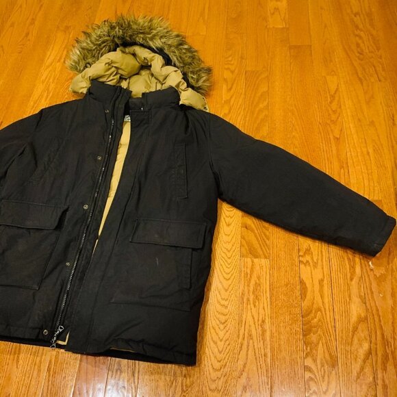 Schott NYC Snorkel Down Parka Jacket XL - Picture 6 of 14